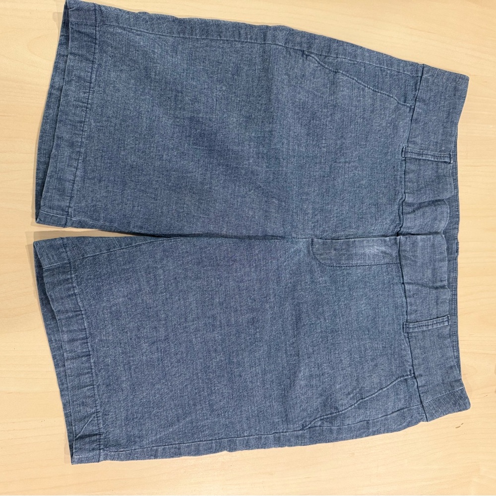 J. Crew Indigo Chambray Shorts